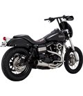 HARLEY DAVIDSON DYNA SUPER GLIDE CUSTOM 2012 - 2013 EXHAUST 2-1 SS 91-17 DYNA