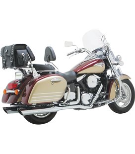 KAWASAKI VULCAN CLASSIC TOURER 1998 - 1999 EXHAUST CLASSIC II BAGGER DUALS CHROME