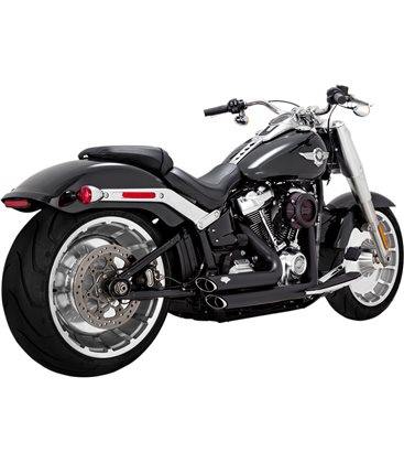 HARLEY DAVIDSON SOFTAIL BREAKOUT 107 2018 - 2020 EXHAUST SYSTEM 2 INTO 2 SHORTSHOTS STAGGERED BLACK