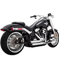HARLEY DAVIDSON SOFTAIL BREAKOUT 107 2018 - 2020 EXHAUST SYSTEM 2 INTO 2 SHORTSHOTS STAGGERED CHROME