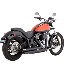 HARLEY DAVIDSON ELECTRA GLIDE 2008 - 2008 EXHAUST SYSTEM 2-INTO-2 BIG SHOTS STAGGERED BLACK