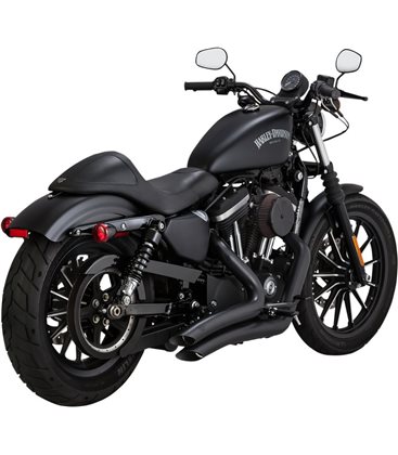 HARLEY DAVIDSON SPORTSTER CUSTOM 2017 - 2017 EXHAUST SYSTEM BIG RADIUS 2-INTO-2 BLACK