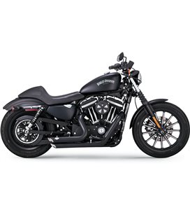 HARLEY DAVIDSON SPORTSTER FORTY-EIGHT 2018 - 2020 EXHAUST SYSTEM SHORTSHOTS STAGGERED BLACK