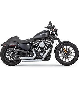 HARLEY DAVIDSON SPORTSTER CUSTOM LE A 2015 - 2016 EXHAUST SYSTEM SHORTSHOTS STAGGERED CHROME
