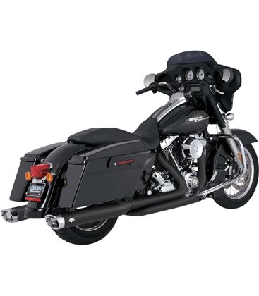 HARLEY DAVIDSON STREET GLIDE CVO 2016 - 2016 HEADER SYSTEM DRESSER DUALS BLACK