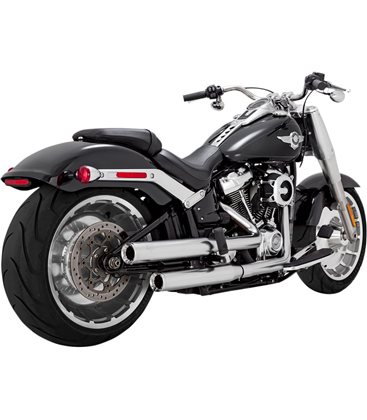 HARLEY DAVIDSON SOFTAIL BREAKOUT ANNIVERSARY (ANX) 114 2018 - 2018 MUFFLER ELIMINATOR 300 SLIP-ONS SATIN CHROME