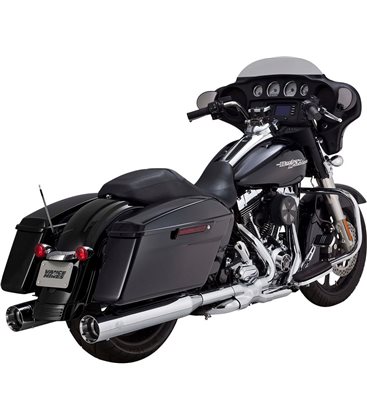 HARLEY DAVIDSON ROAD KING 110TH ANNIVERSARY 2013 - 2013 MUFFLER OVERSIZED 450 SLIP-ONS CHROME