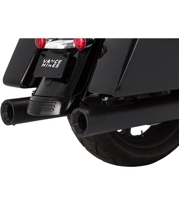 HARLEY DAVIDSON STREET GLIDE SPECIAL ANNIVERSARY 107 2018 - 2018 MUFFLER SLIP-ON ELIMINATOR 400 BLACK W/BLACK END CAPS