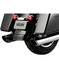 HARLEY DAVIDSON STREET GLIDE ANNIVERSARY 107 2018 - 2018 MUFFLER SLIP-ON TWIN SLASH ROUND CHROME