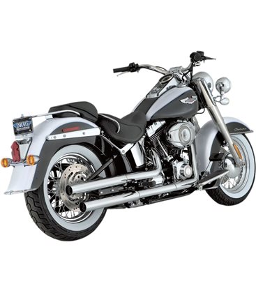 HARLEY DAVIDSON SOFTAIL DELUXE 2012 - 2013 MUFFLER STRAIGHTSHOTS HS CHROME