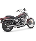 HARLEY DAVIDSON DYNA STREET BOB 2012 - 2013 MUFFLER STRAIGHTSHOTS HS CHROME