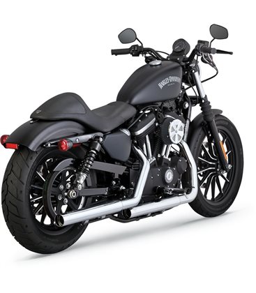 HARLEY DAVIDSON SPORTSTER FORTY-EIGHT 2018 - 2020 MUFFLER STRAIGHTSHOTS HS CHROME