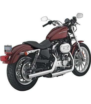 HARLEY DAVIDSON SPORTSTER 2005 - 2008 MUFFLER STRAIGHTSHOTS HS CHROME