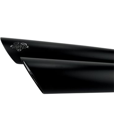HARLEY DAVIDSON CROSS BONES 2009 - 2011 MUFFLER TWIN SLASH 3" BLACK