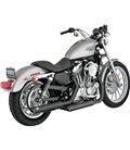 HARLEY DAVIDSON FORTY-EIGHT 2010 - 2013 MUFFLER TWIN SLASH 3" BLACK