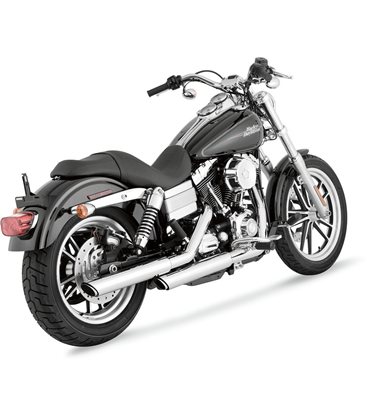 HARLEY DAVIDSON DYNA SUPER GLIDE 35TH ANNIVERSARY 2006 - 2006 MUFFLER TWIN SLASH 3" CHROME