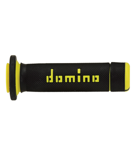 PUÑOS PARA ATV/QUAD DOMINO 118MM NEGRO/AMARILLO