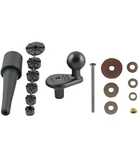 RAM MOUNT FORK STEM BASE WITH 1" BALL