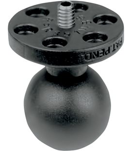 RAM MOUNT 1" BALL CONNECT 1/4"-20 FOR CAMERA / VIDEO / CAMCORDER COMPOSITE BLACK