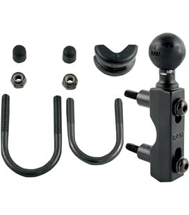 RAM MOUNT COMBINATION BASE FOR HANDLEBAR OR RESERVOIR WITH 1" BALL