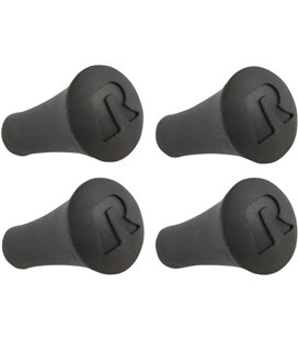REPLACEMENT CRADLE CAPS 4X RUBBER BLACK