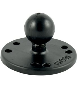 RAM MOUNT ROUND BASE 2.5" WITH 1" BALL