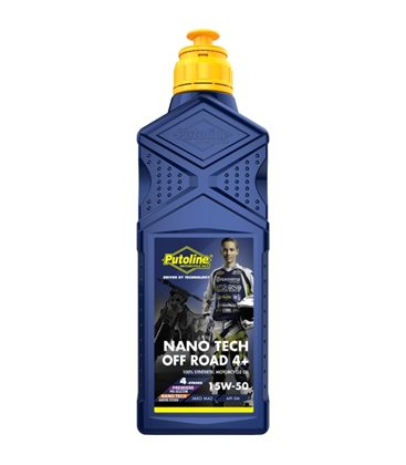 1 L BOTELLA PUTOLINE OFF ROAD NANO TECH 4+ 15W-50 