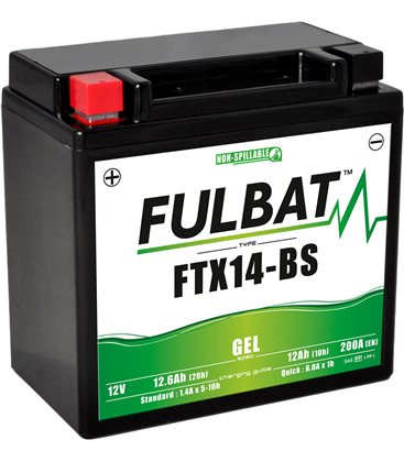 BATERIA FULBAT GEL YTX14 BS GEL