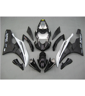 Carenado Yamaha R6 2006-2007 Negro y blanco