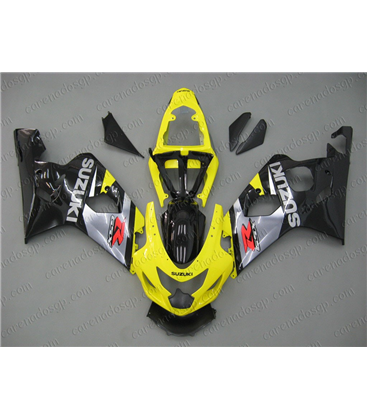 CARENADO SUZUKI GSXR 600/750 04'-05' AMARILLO Y NEGRO