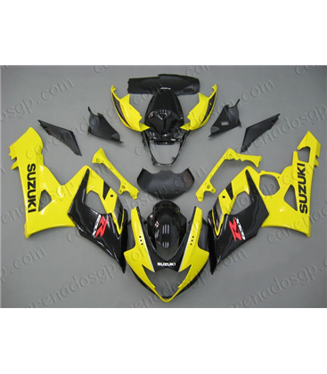 CARENADO SUZUKI GSXR 1000 05-06 AMARILLO Y NEGRO