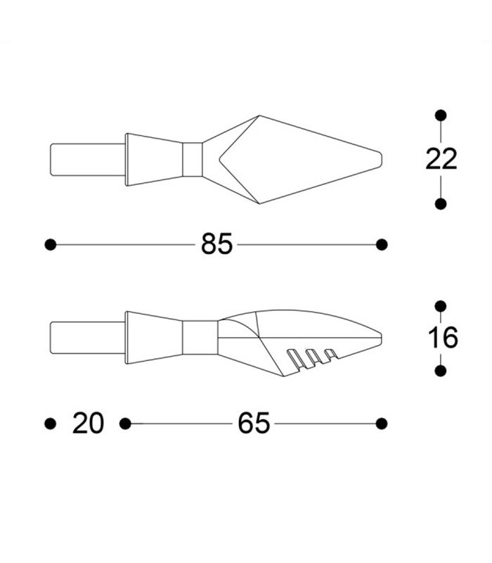 INTERMITENTES LED M-LED B-LUX BARRACUDA