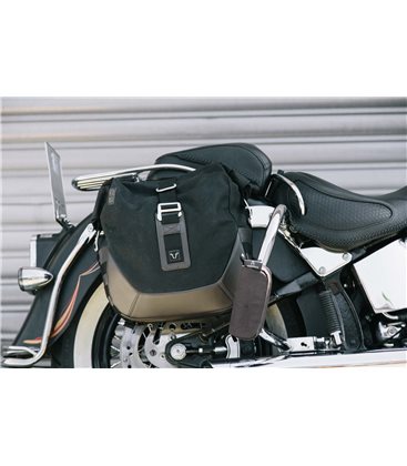 HARLEY DAVIDSON SOFTAIL DELUXE, HERITAGE CLASSIC LEGEND GEAR SET BOLSAS LATERALES