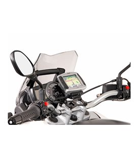 BMW F800ST (06-12), G650GS (11-) SOPORTE DE GPS QUICK-LOCK NEGRO