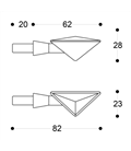 INTERMITENTES Z LED NEGRO B-LUX BARRACUDA