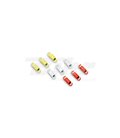 SET 9 MUELLES SP MALOSSI EMBR.ORIGINE/FLY/DELTA AMARILLO/BLANCO/ROJO