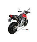 APRILIA DORSODURO 750 2008 - 2016 SUONO INOX COPA CARBONO MIVV