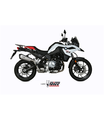 BMW F 750 GS 2018 - DELTA RACE INOX COPA CARBONO MIVV