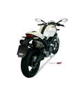 DUCATI MONSTER 696 2008 - 2014 SUONO INOX COPA CARBONO MIVV