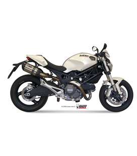 DUCATI MONSTER 696 2008 - 2014 SUONO INOX COPA CARBONO MIVV