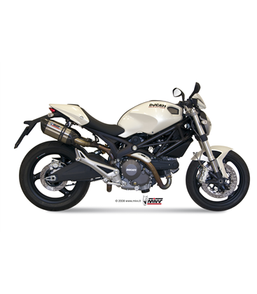 DUCATI MONSTER 696 2008 - 2014 SUONO INOX COPA CARBONO MIVV