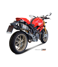 DUCATI MONSTER 796 2010 - 2014 SUONO INOX COPA CARBONO MIVV