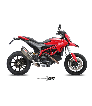 DUCATI HYPERMOTARD 821 2013 - 2015 SUONO INOX COPA CARBONO MIVV