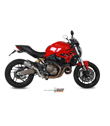 DUCATI MONSTER 821 2014 - 2017 MK3 INOX/ST. STEEL MIVV