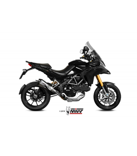 DUCATI MULTISTRADA 1200 2010 - 2014 DELTA RACE INOX COPA CARBONO MIVV