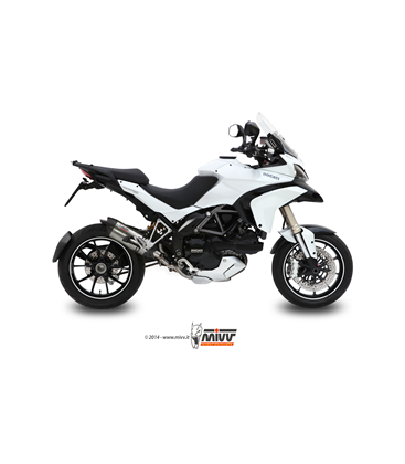 DUCATI MULTISTRADA 1200 2010 - 2014 SUONO INOX COPA CARBONO MIVV