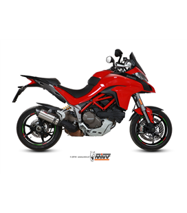 DUCATI MULTISTRADA 1200 2015 - 2017 SUONO INOX COPA CARBONO MIVV