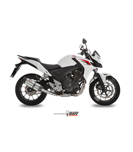 HONDA CB 500 F / X 2013 - 2015 SUONO INOX COPA CARBONO MIVV