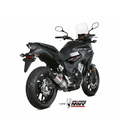 HONDA CB 500 X 2017 - SUONO INOX COPA CARBONO MIVV