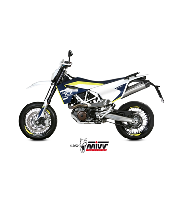 HUSQVARNA 701 ENDURO / SUPERMOTO 2017 - 2019 OVAL TITANIO COPA CARBONO MIVV